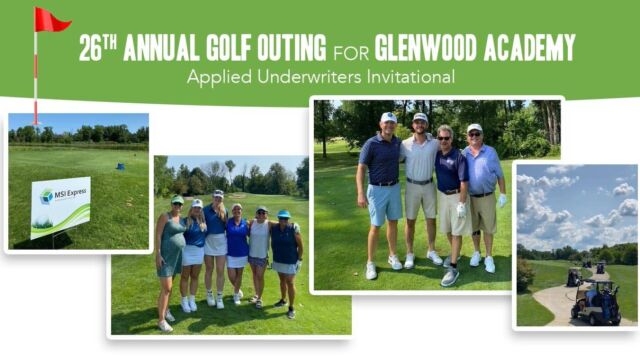 MSI Express Joins Forces at the 26th Annual Glenwood Academy Golf Outing, Surpassing Fundraising Goal